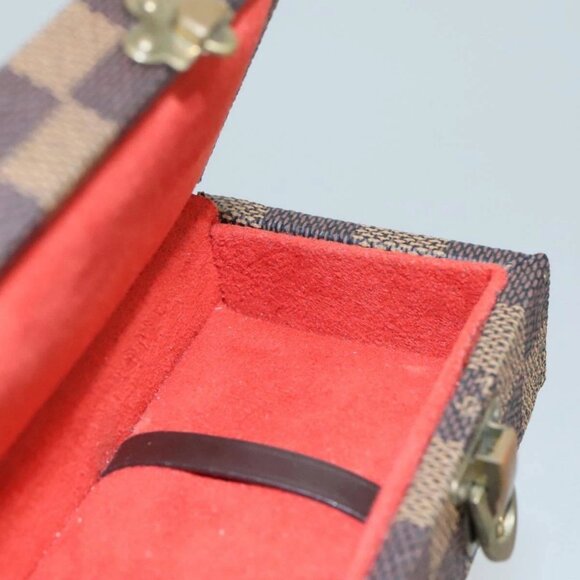 LOUIS VUITTON Damier Ebene Watch case Accessory Case LV - Picture 13 of 15